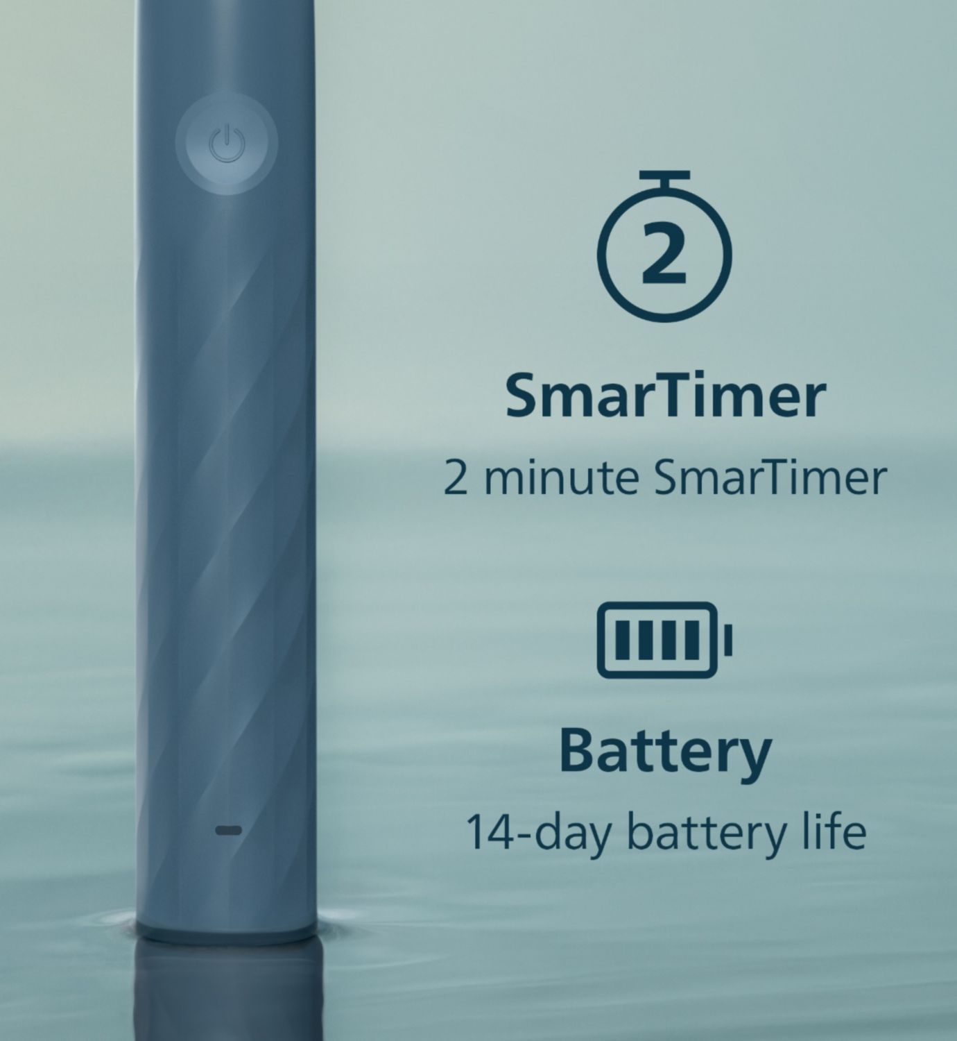 Philips Sonicare 1100 electric toothbrush marine blue - British product