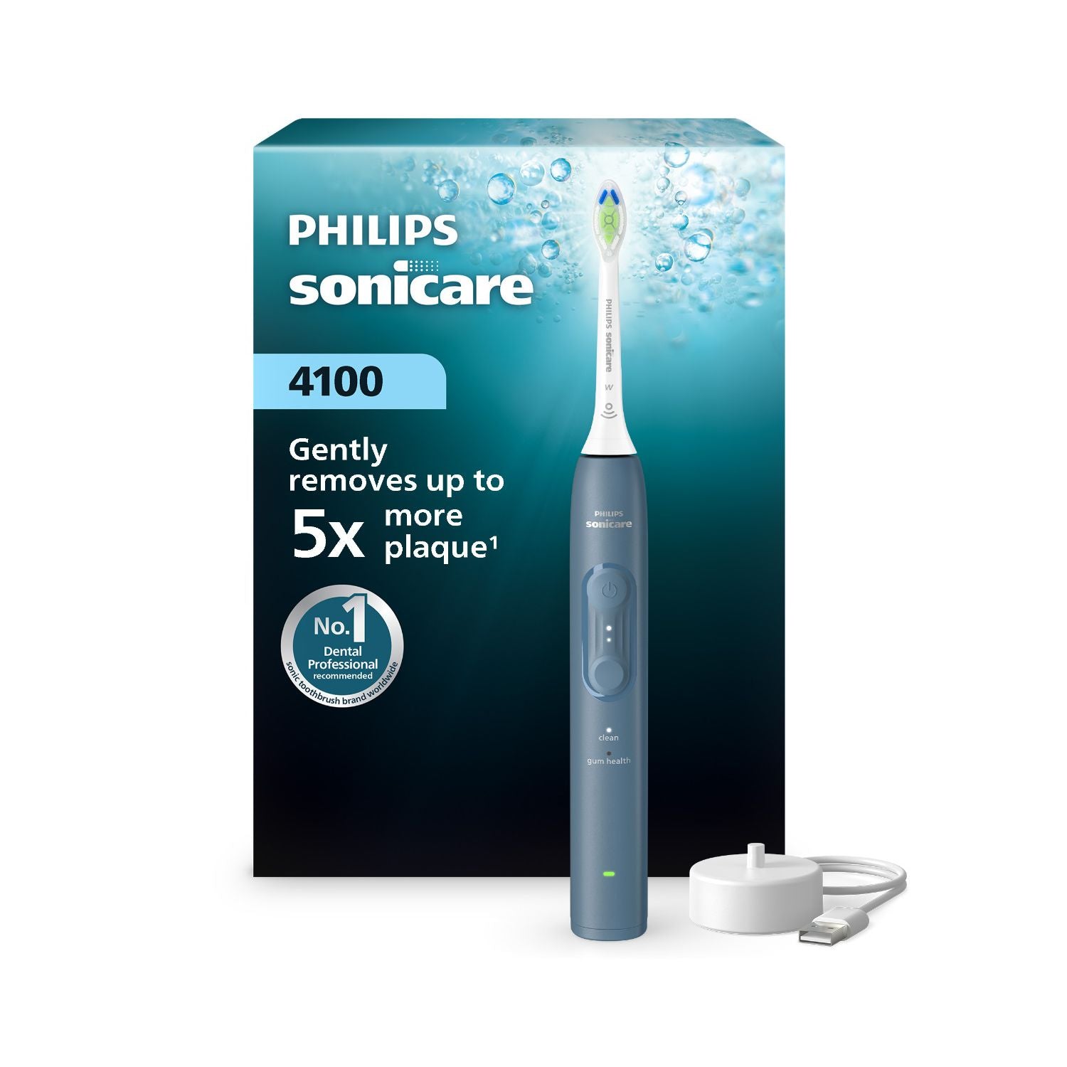 Philips Sonicare 4100 electric toothbrush Marine Blue, UK version