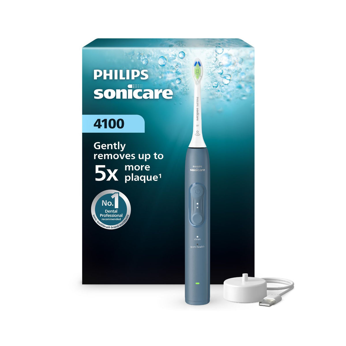 Philips Sonicare 4100 electric toothbrush Marine Blue, UK version