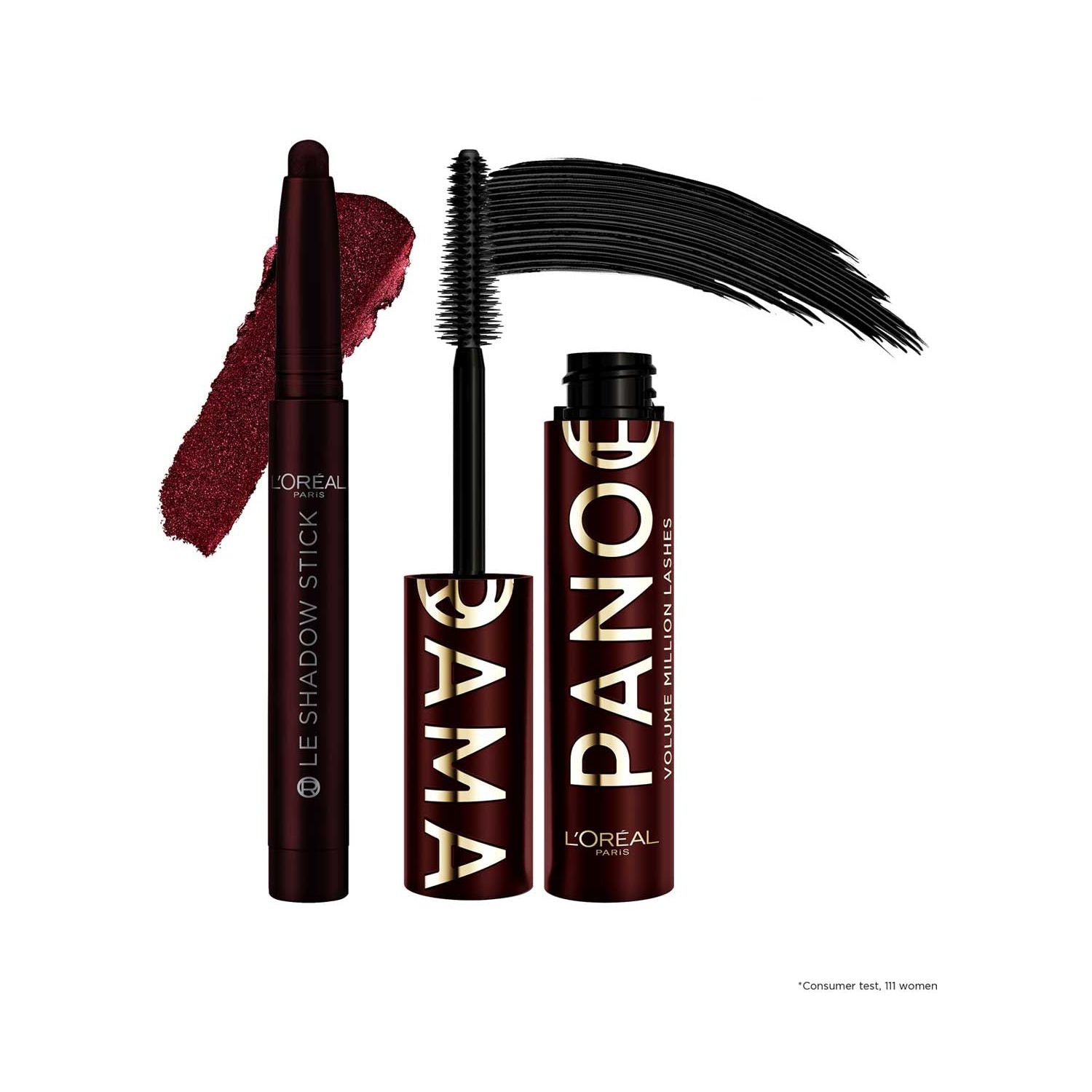 L'Oreal makeup duo Bordeaux shades, imported from the UK