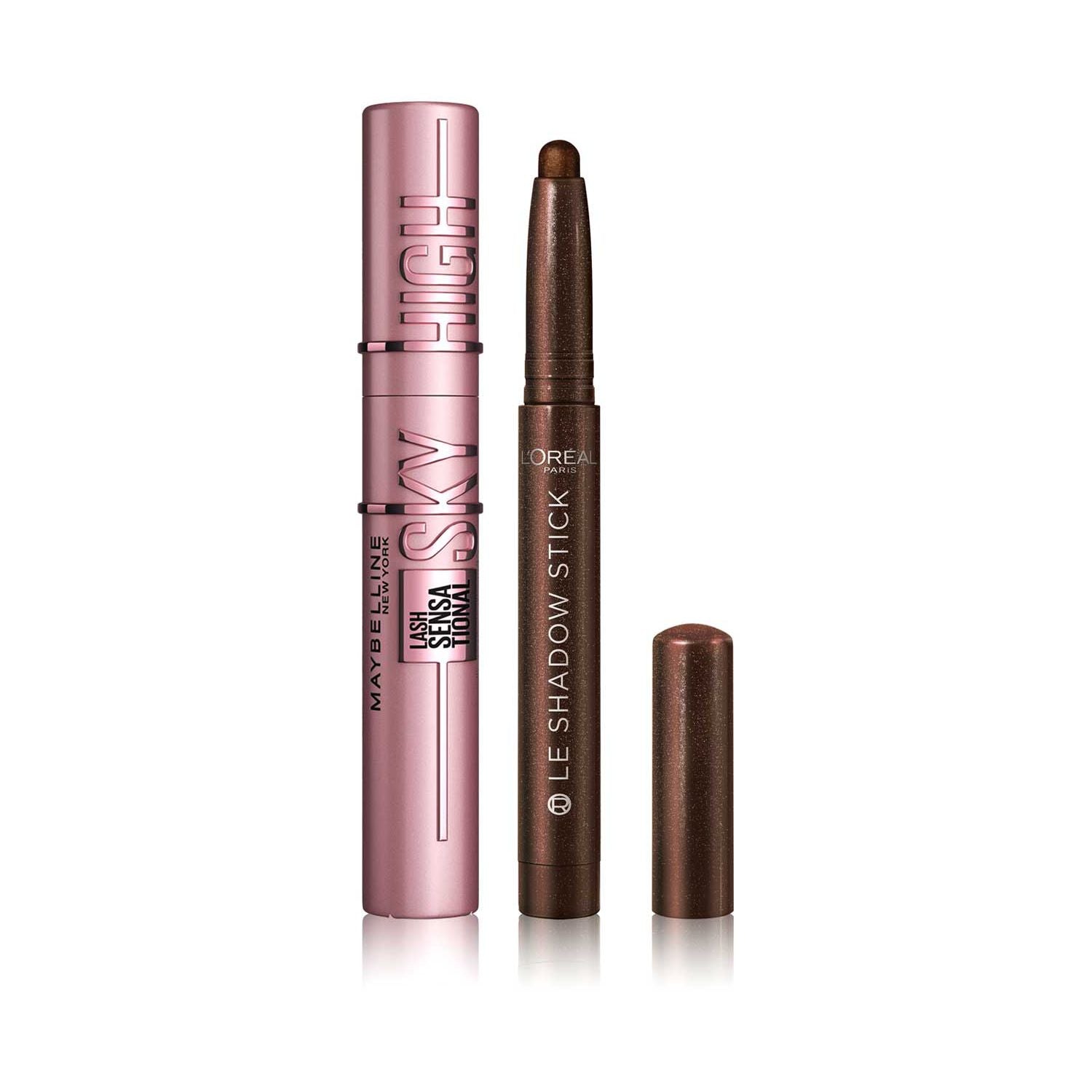 Maybelline Sky High Mascara and L'Oreal Shadow Stick duo bundle, UK version