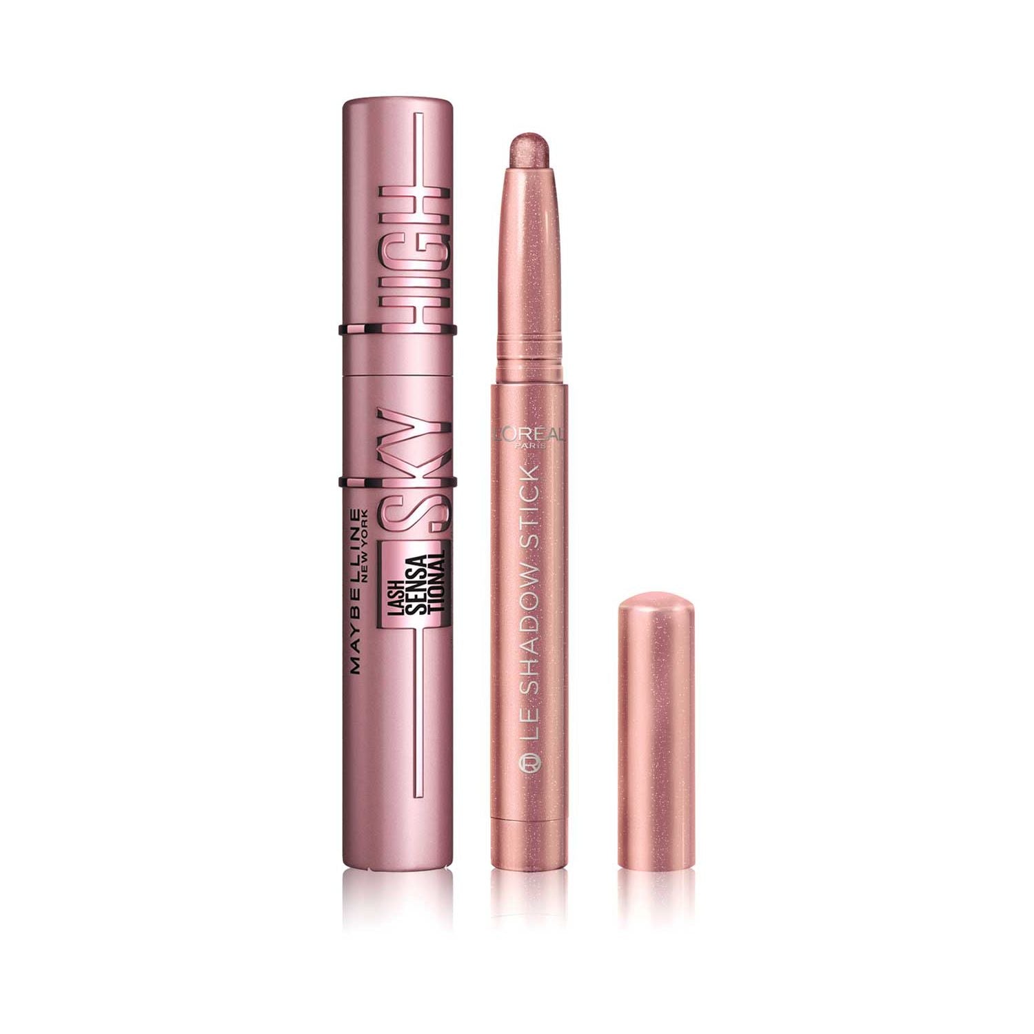 Maybelline Sky High Mascara and L'Oreal Shadow Stick Mauve duo - British product
