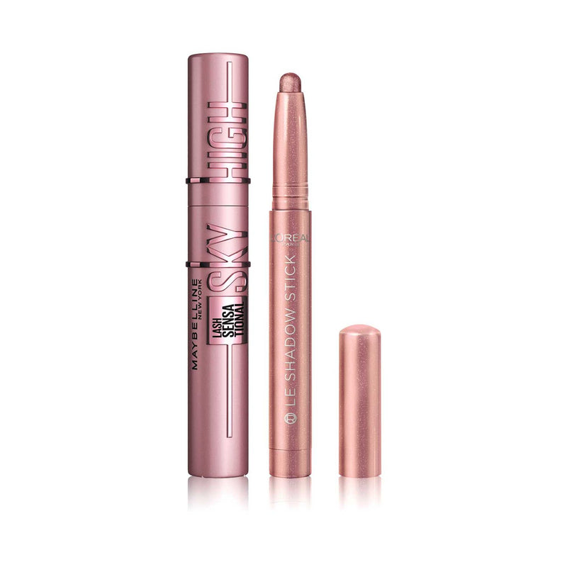 Maybelline Sky High Mascara and L'Oreal Shadow Stick Mauve duo - British product