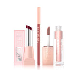Maybelline lip oil and liner duo in Acai (British brand)