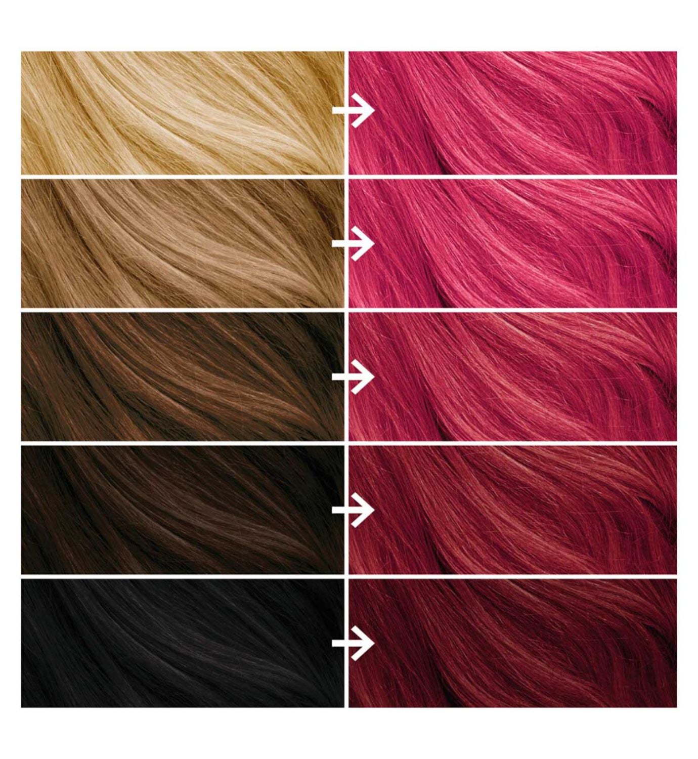 No Bleach London Vivid Pink hair dye kit - British product