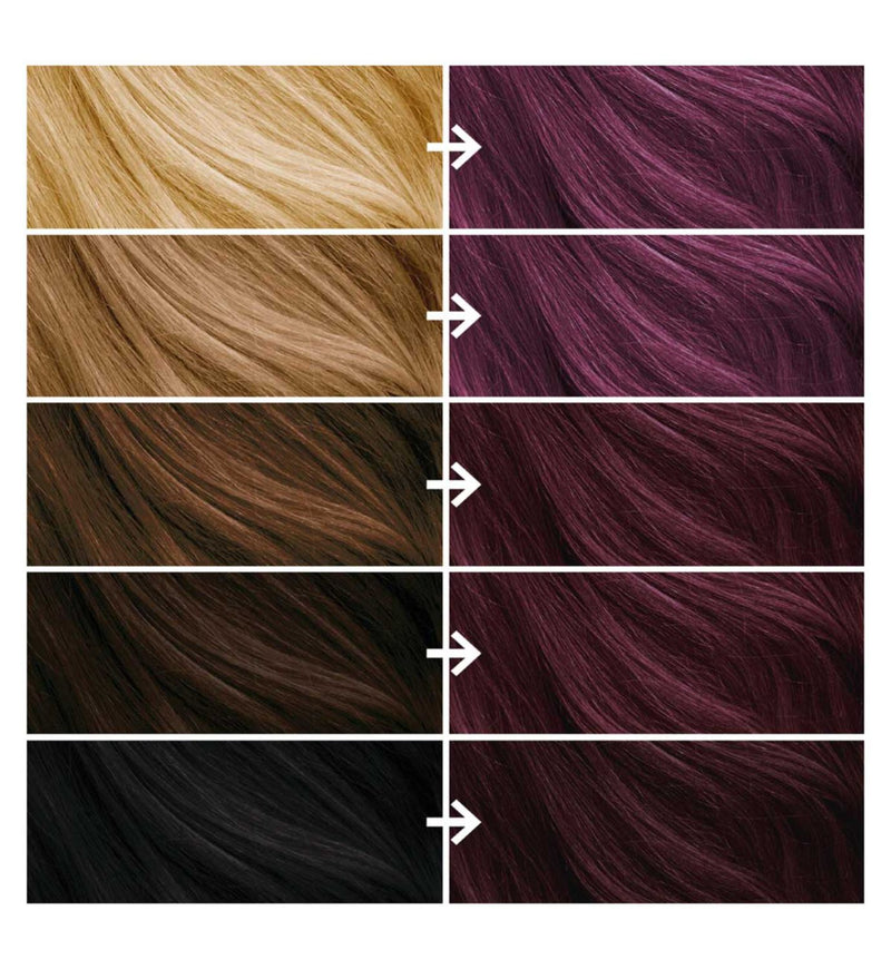 No Bleach London Cherry Cola permanent hair dye kit - British product
