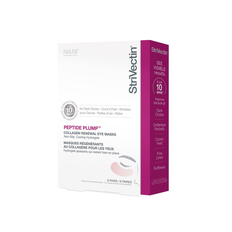 Strivectin Peptide Plump Collagen Renewal Eye Mask 6 pairs, UK version