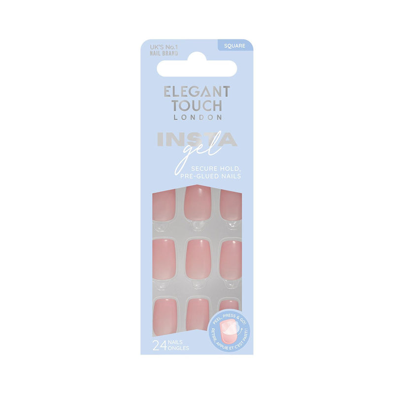 Elegant Touch pre-glued nails Silk Petal, UK version