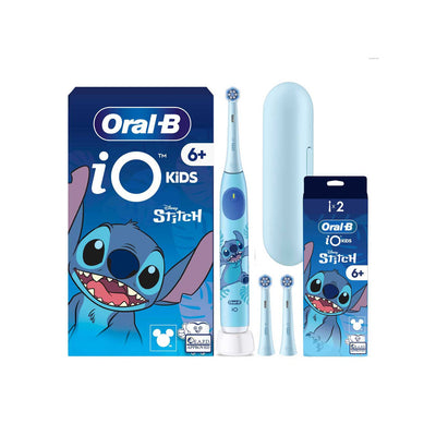 Boots Oral-B iO Kids Disney Stitch Electric Toothbrush & Toothbrush Heads Bundle- Buy online at McGrocer