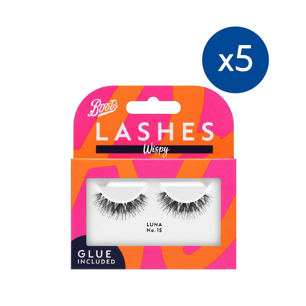 Boots wispy false lashes Luna bundle, imported from the UK