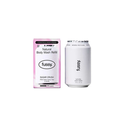 Boots Fussy Natural Body Wash Refill Sugar Crush 320ml- Buy online at McGrocer