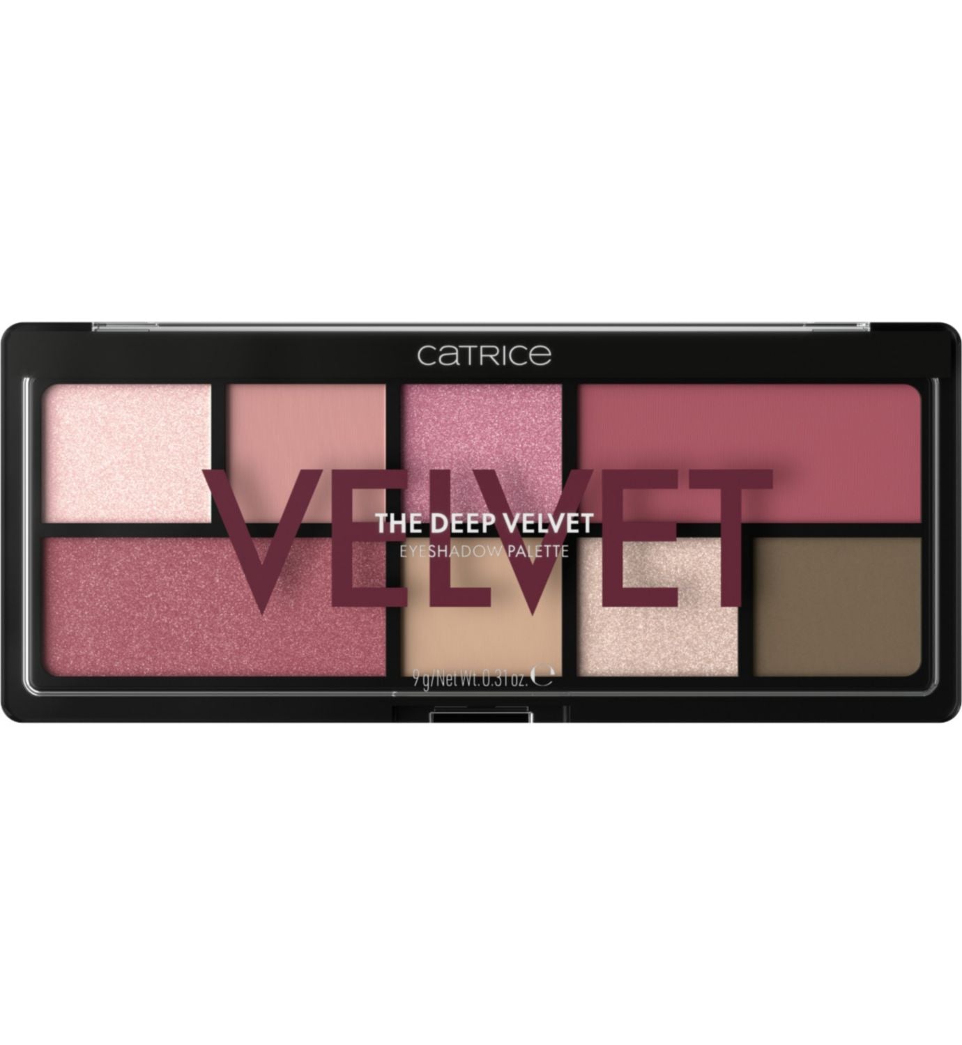 Catrice The Deep Velvet Eyeshadow Palette 9g, imported from the UK