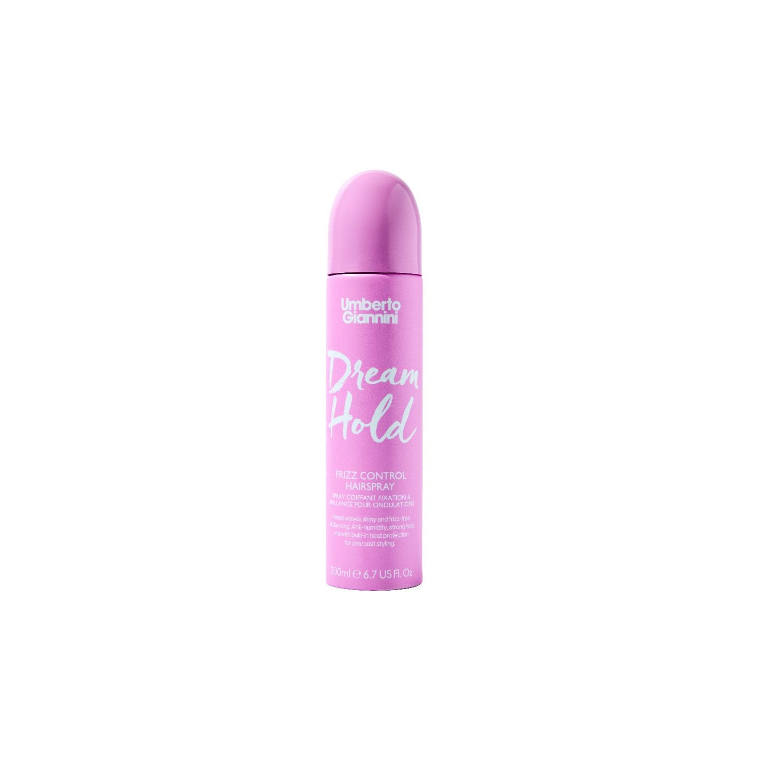 Umberto Giannini Dream Hold Frizz Control hairspray 200ml (British brand)