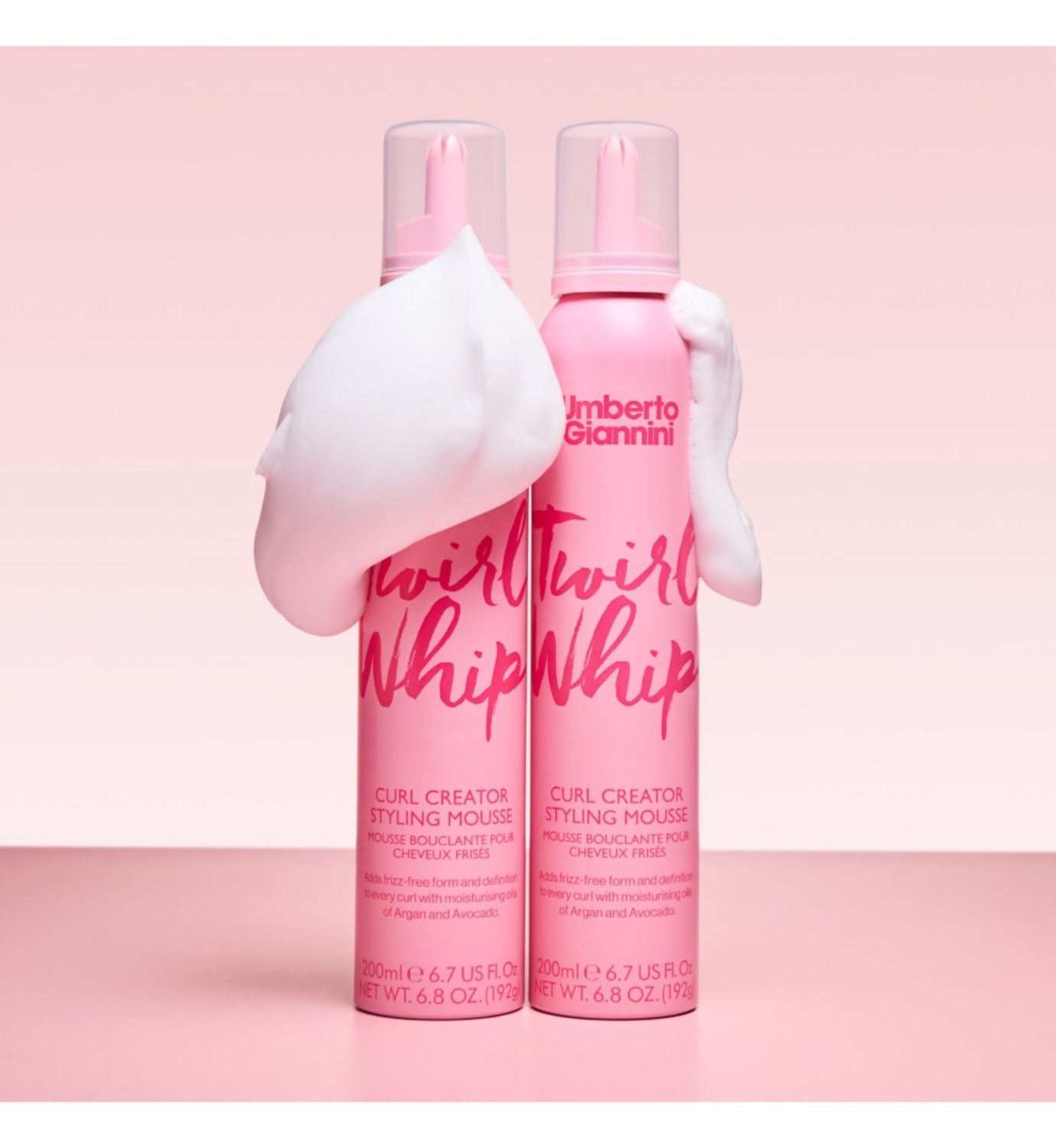 Umberto Giannini curl mousse Twirl Whip 200ml, imported from the UK