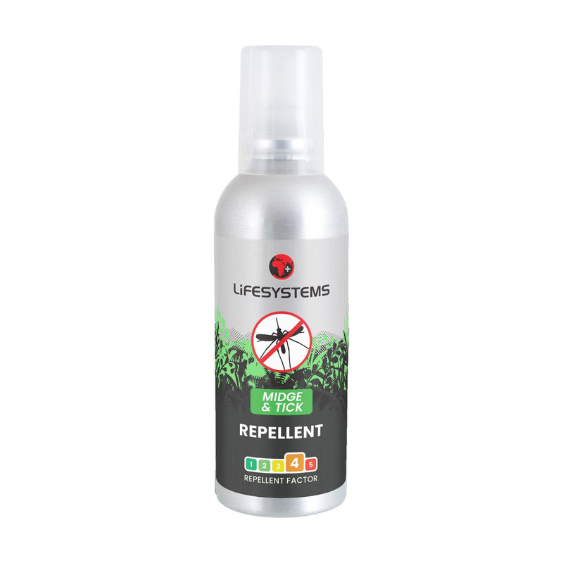 Lifesystems Midge Tick Repellent 100ml spray (British brand)