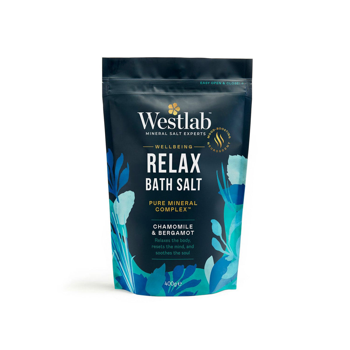 Westlab Wellbeing Relax Bath Salts 400g, UK version