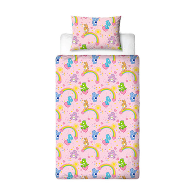 Boots Care Bears Sunshine Reversible Single Duvet Cover and Pillowcase Set- Buy online at McGrocer