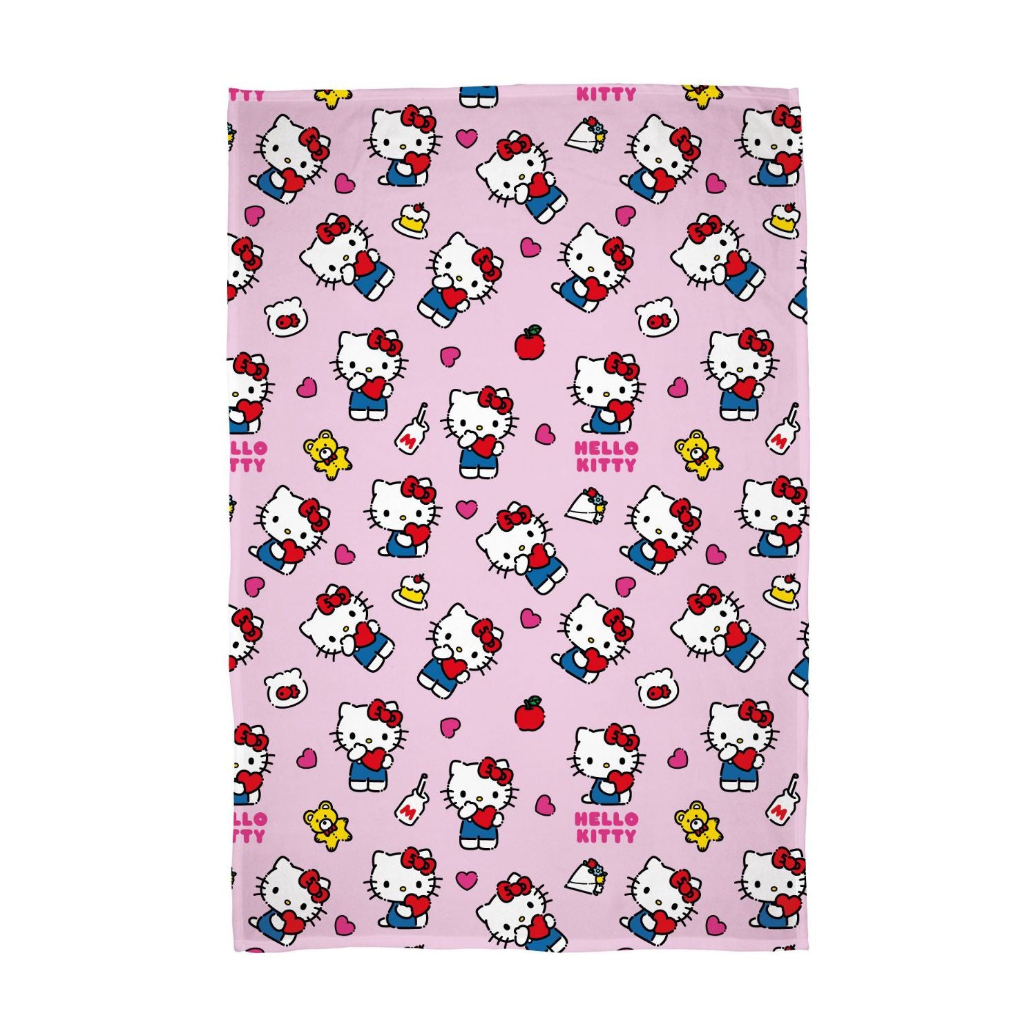 Hello Kitty flannel fleece blanket, UK version