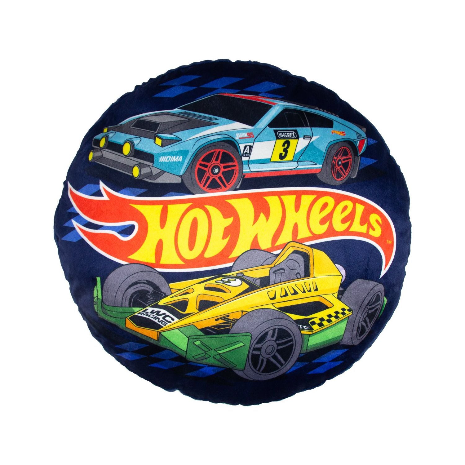 Hot Wheels Motorway shaped cushion 40cm, UK version