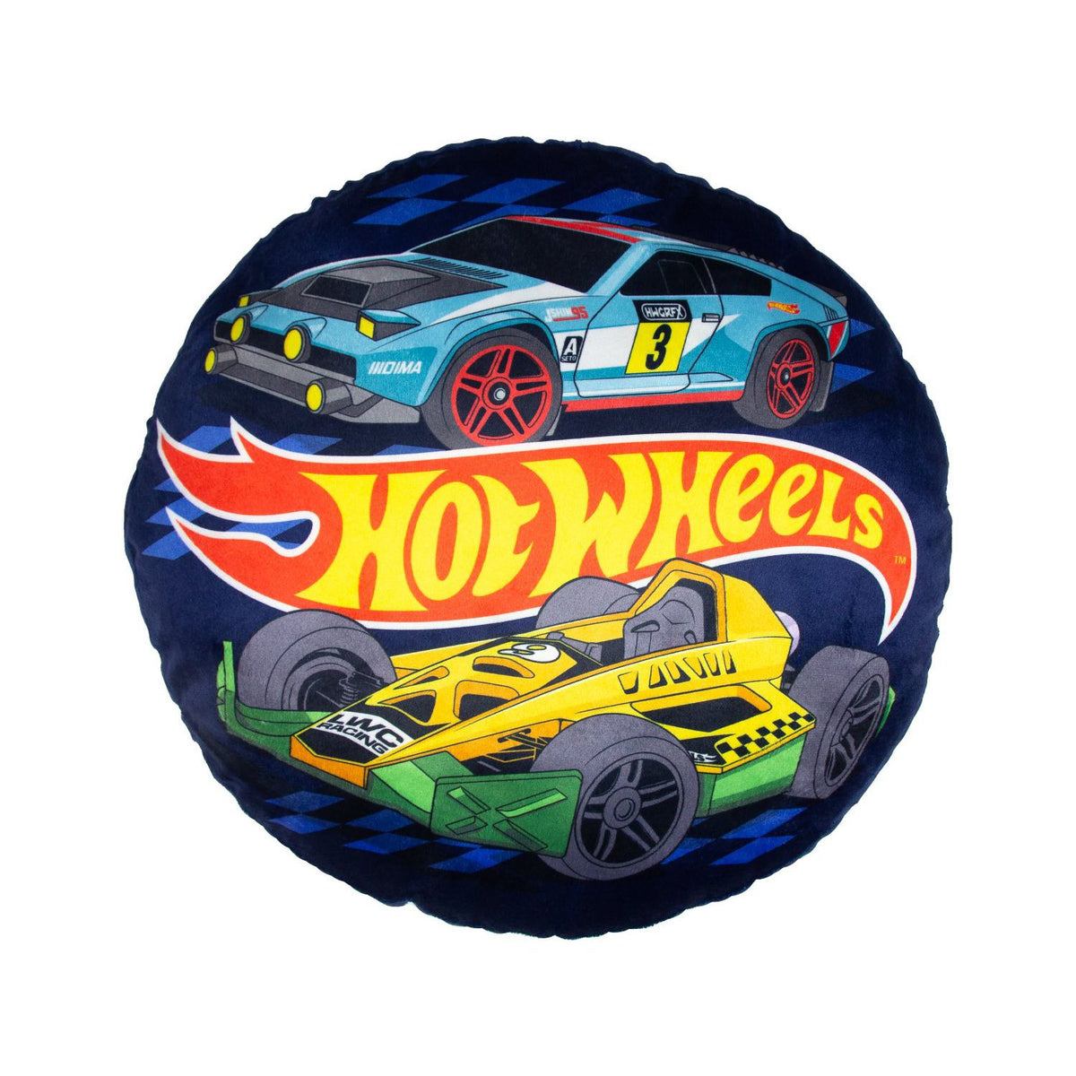 Hot Wheels Motorway shaped cushion 40cm, UK version