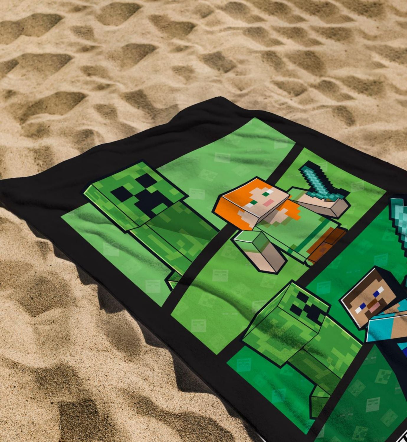 Minecraft themed towel 70x140cm - British product