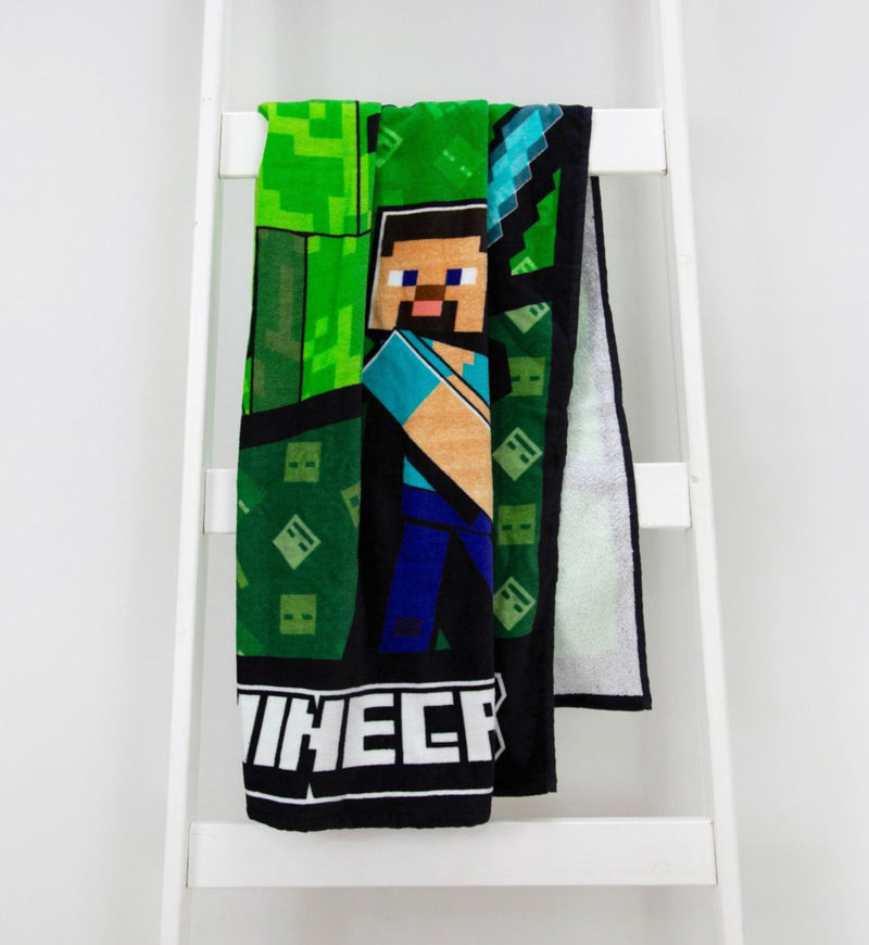 Minecraft themed towel 70x140cm - British product