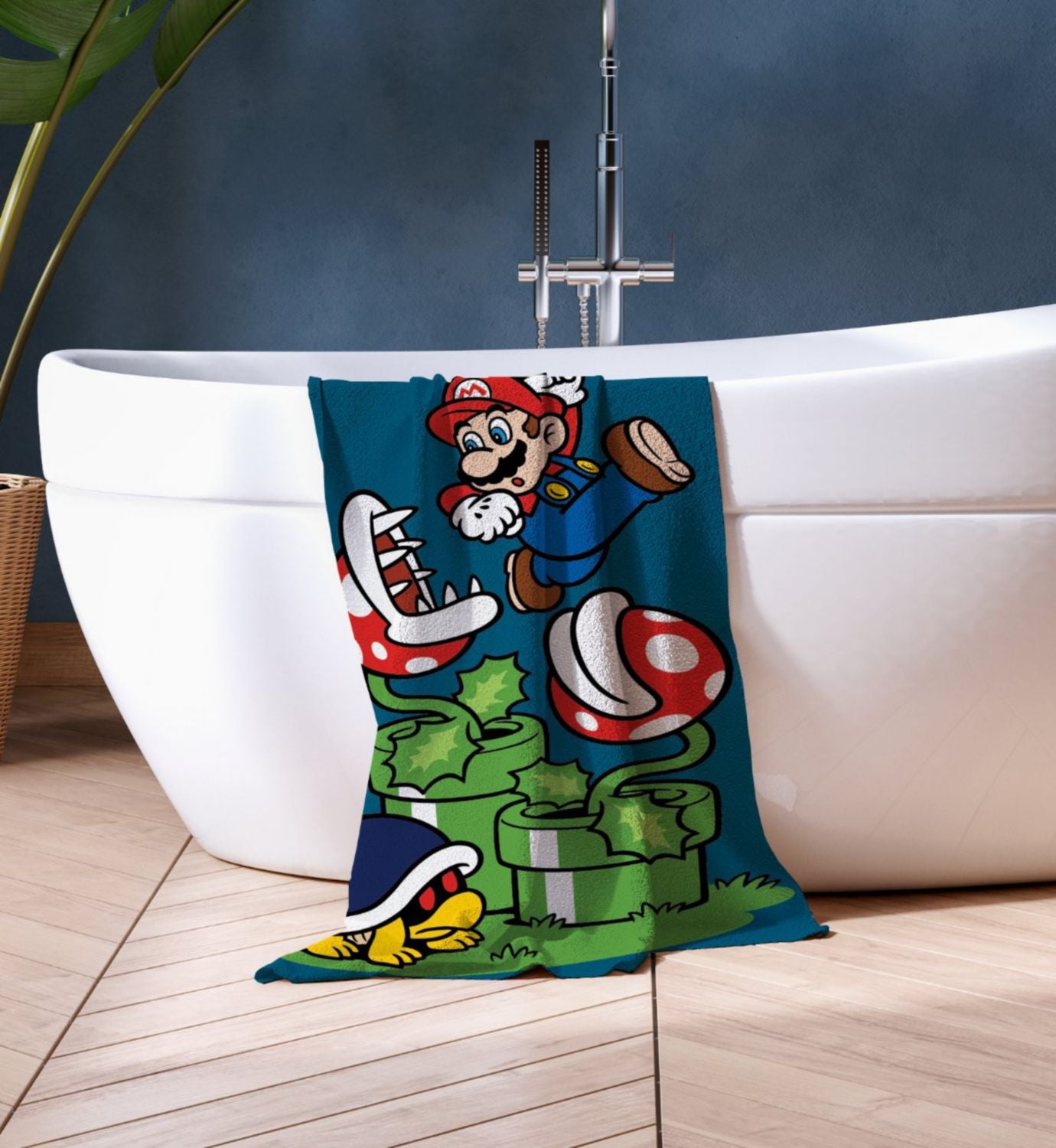 Nintendo Super Mario Leaping Towel - British product