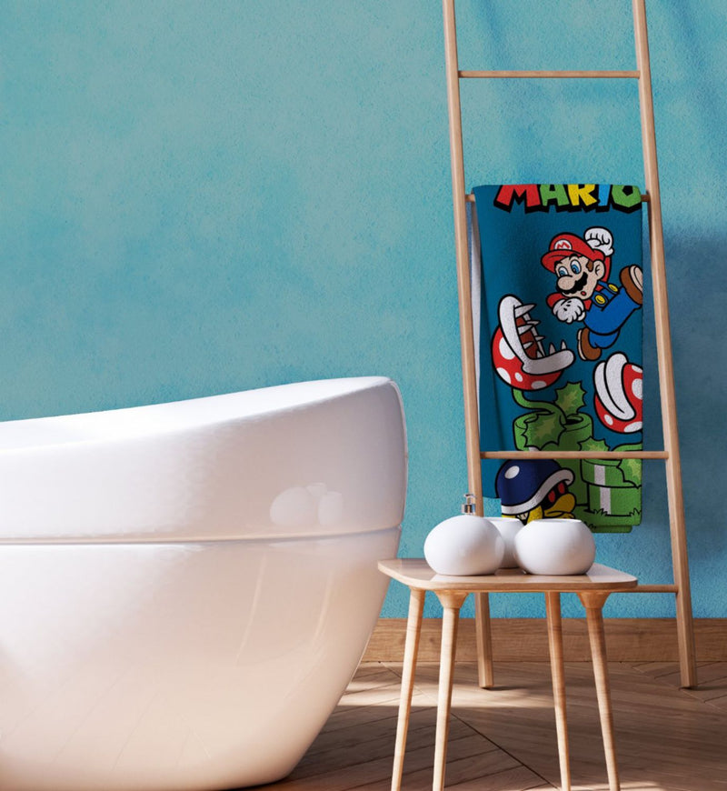 Nintendo Super Mario Leaping Towel - British product