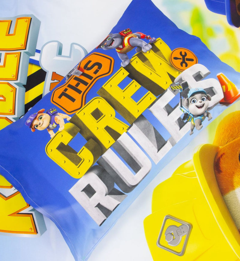 Paw Patrol Rubble duvet cover set - British product