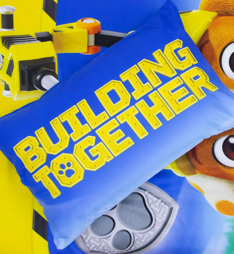 Paw Patrol Rubble duvet cover set - British product