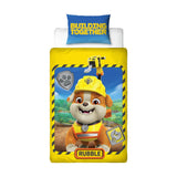 Paw Patrol Rubble duvet cover set - British product