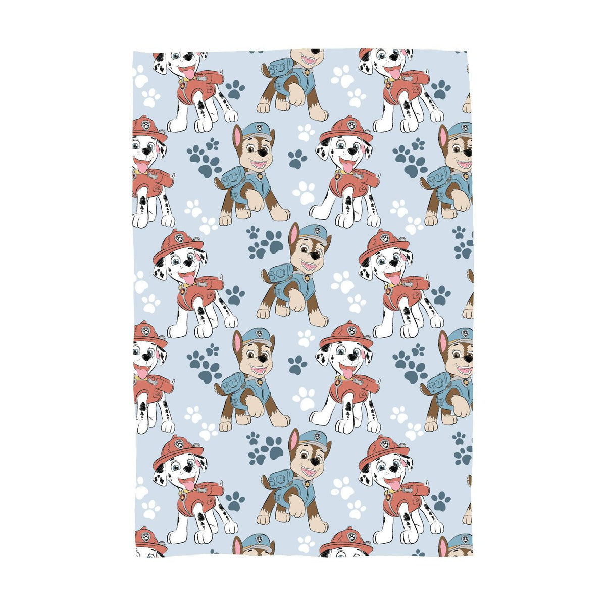 Paw Patrol fleece blanket with Chase and Marshall 100x150cm (British brand)