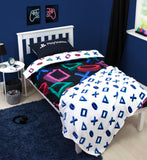 Sony PlayStation single duvet cover set with reversible design (British brand)