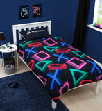 Sony PlayStation single duvet cover set with reversible design (British brand)