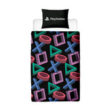 Sony PlayStation single duvet cover set with reversible design (British brand)