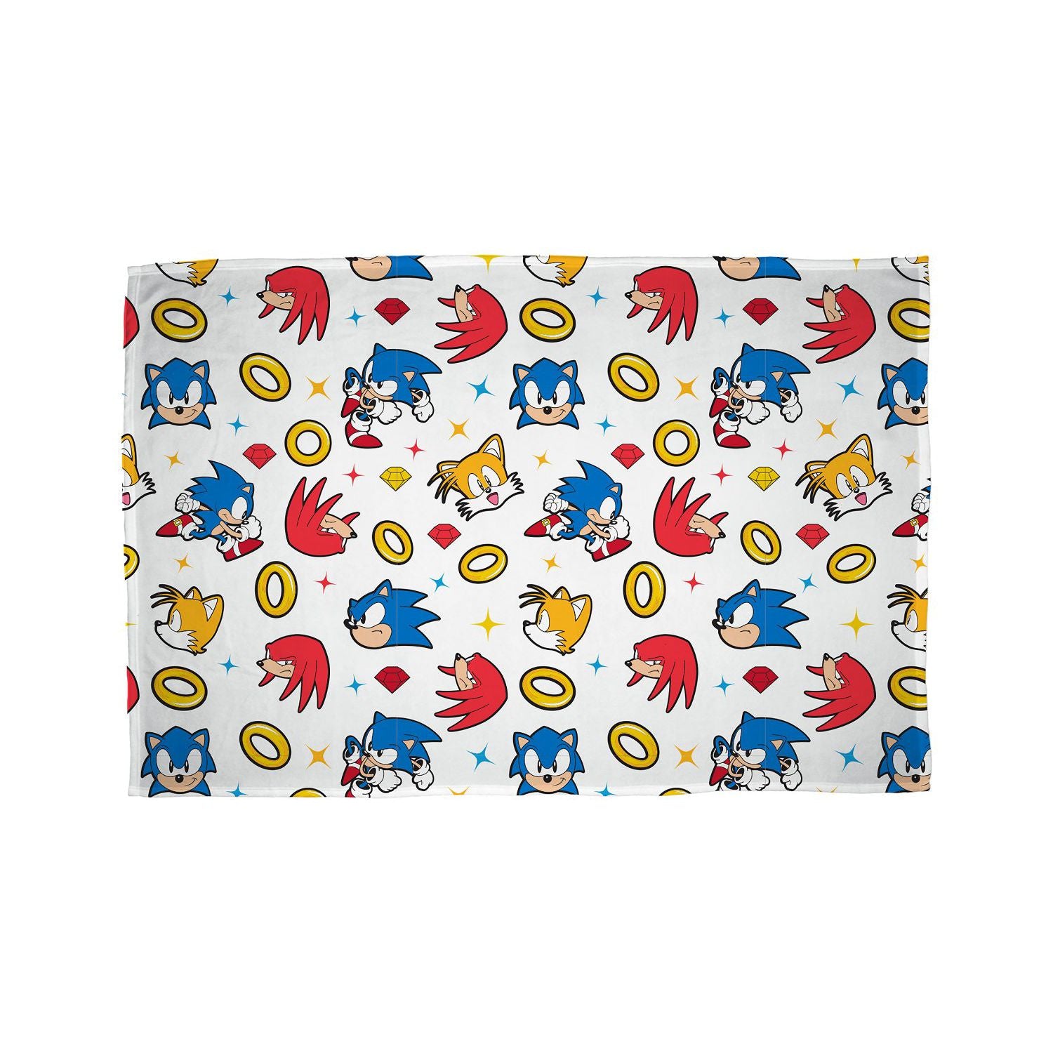 Sonic fleece blanket large 100x150cm, imported from the UK