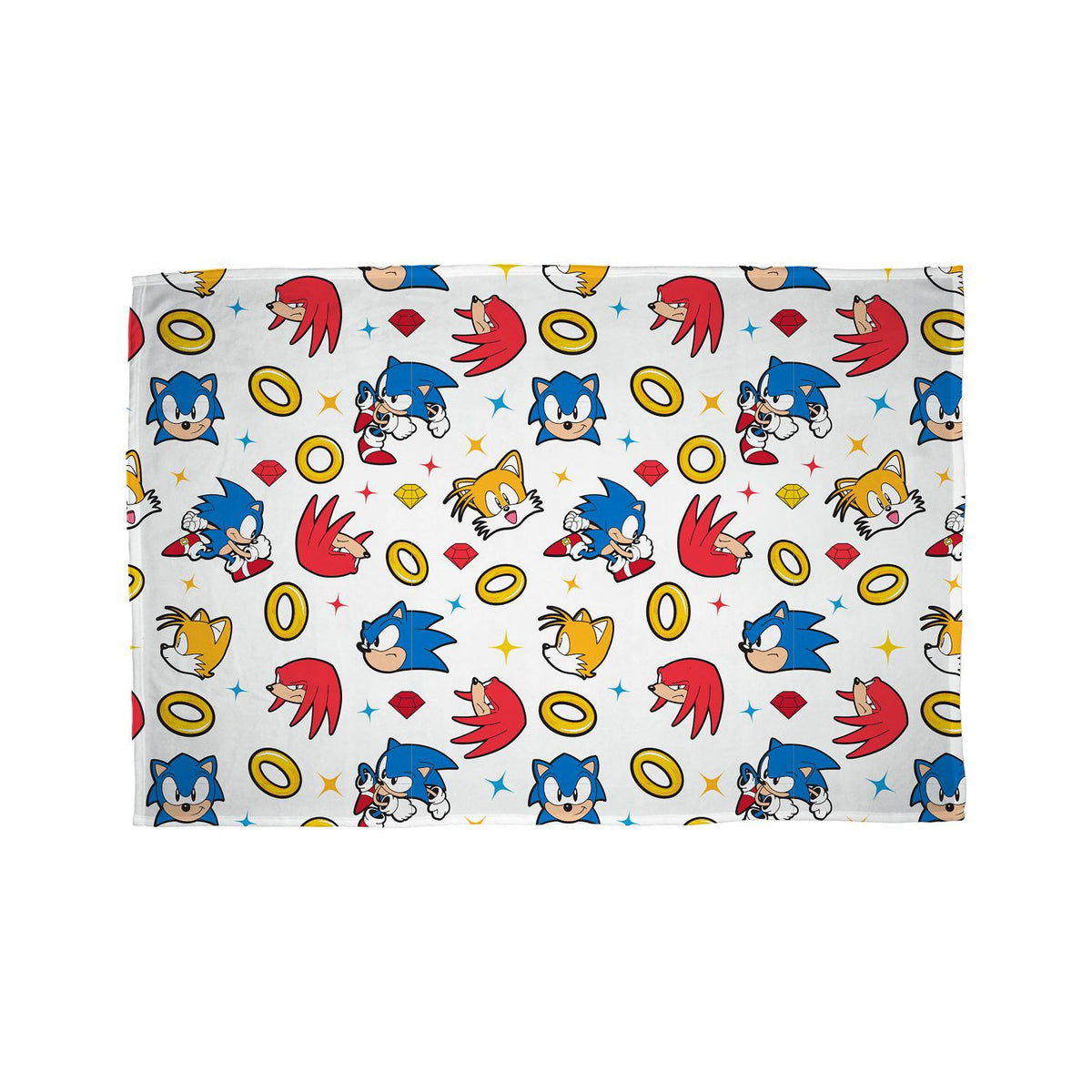 Sonic fleece blanket large 100x150cm, imported from the UK