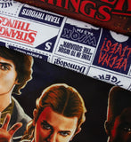Stranger Things Flames single panel duvet cover set, imported from the UK