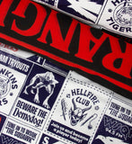 Stranger Things Flames single panel duvet cover set, imported from the UK