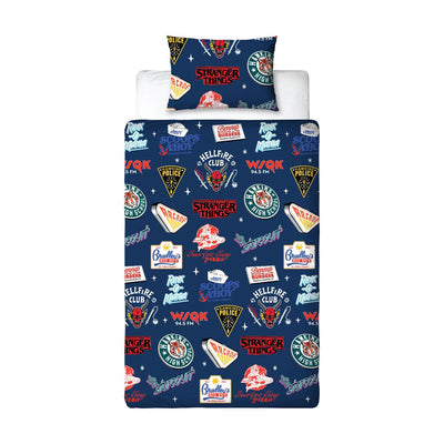 Boots Stranger Things Single Rotary Duvet Set- Buy online at McGrocer
