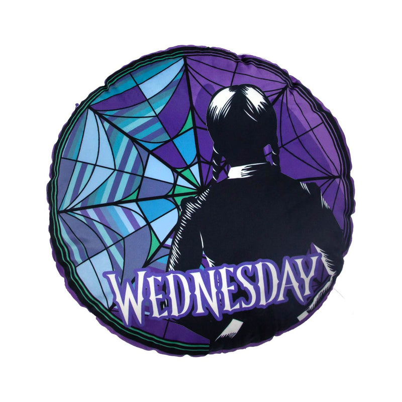 Wednesday Destined shaped cushion from Character World, UK version