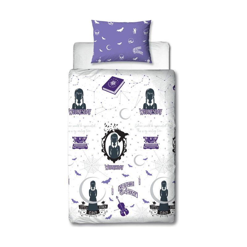 Wednesday duvet set single reversible (British brand)
