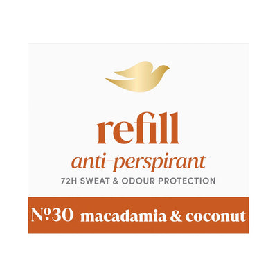Boots Dove Macadamia & Coconut Anti-Perspirant Stick Refill 35ml- Buy online at McGrocer
