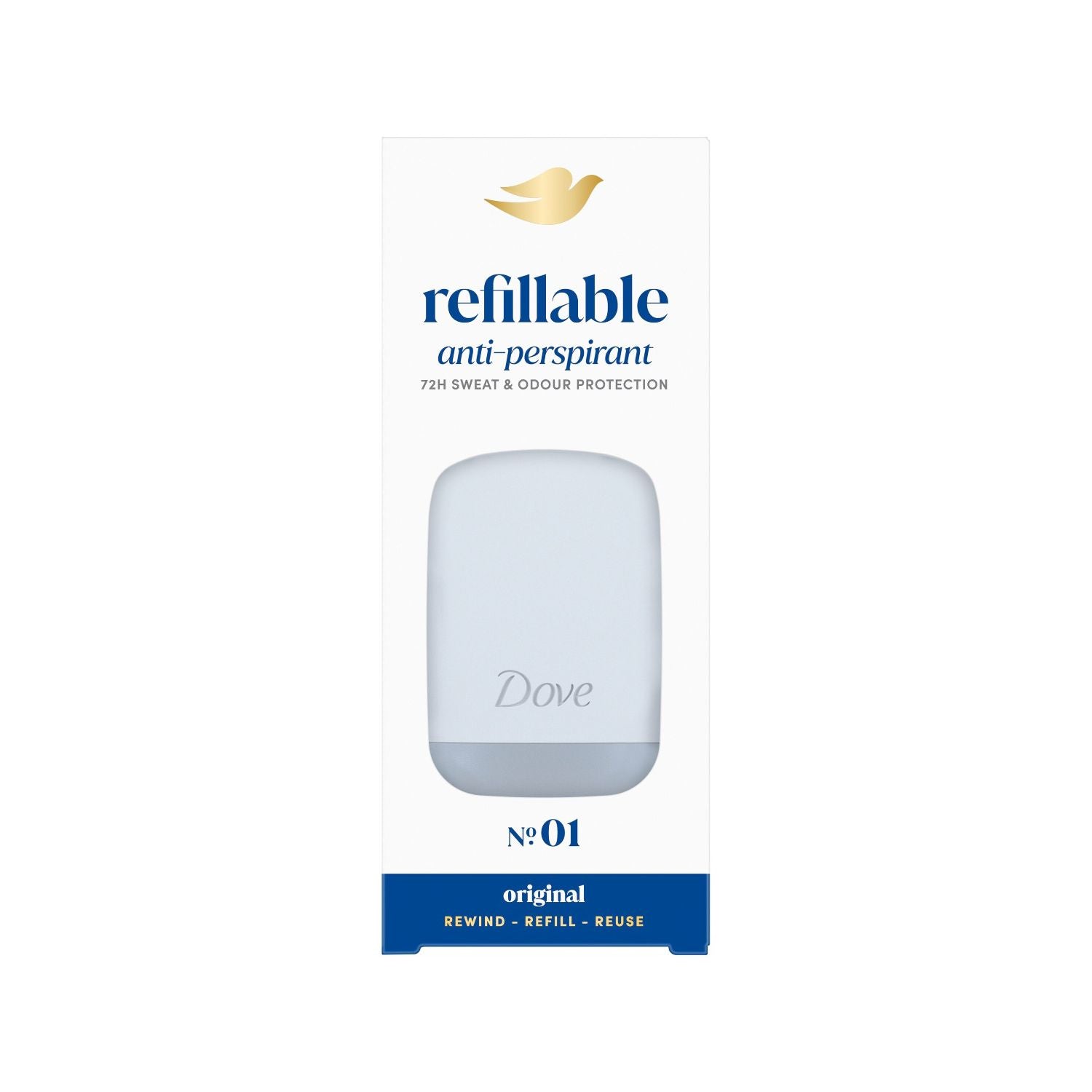 Dove No. 1 Original refillable anti-perspirant starter kit (British brand)
