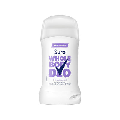 Boots Sure Women Rio Coconut 48hr Whole Body Deodorant Stick 50ml- Buy online at McGrocer