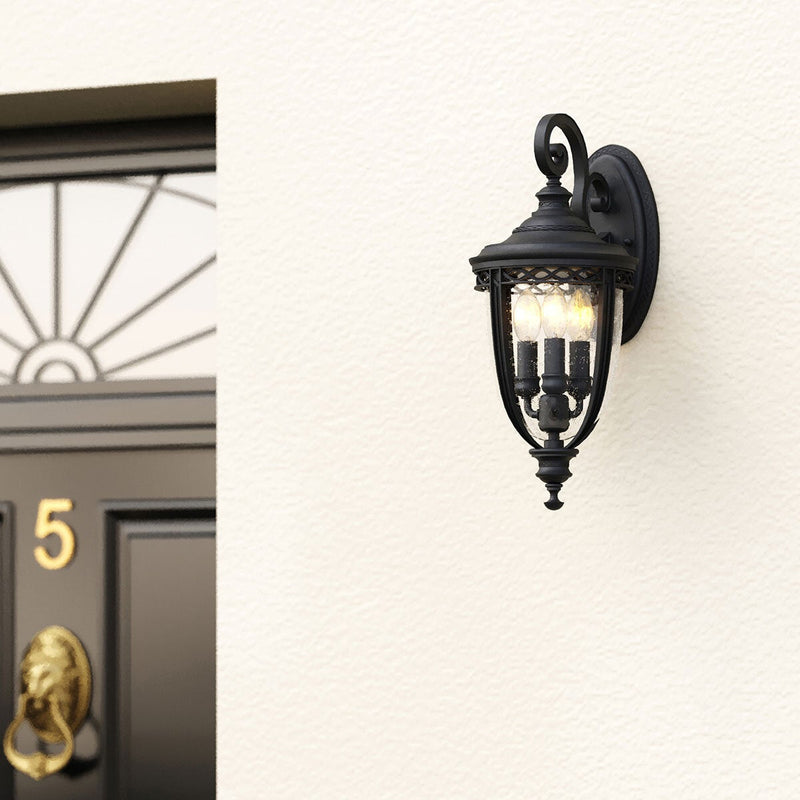 Feiss English Bridle 3 light medium wall lantern - British product