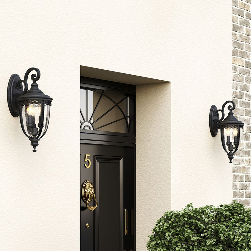 Feiss English Bridle 3 light medium wall lantern - British product