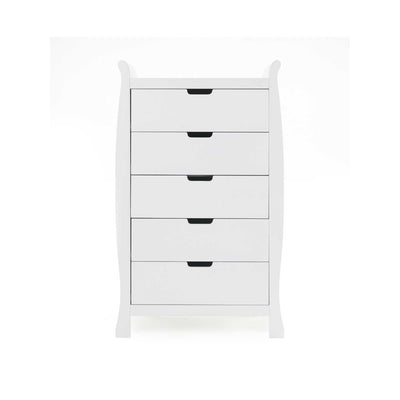 Boots Obaby Stamford Tall Chest of Drawers White- Buy online at McGrocer