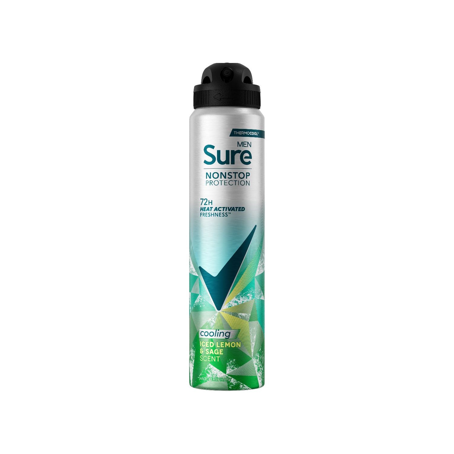 Sure men's deodorant spray Iced Lemon & Sage 250ml, UK version