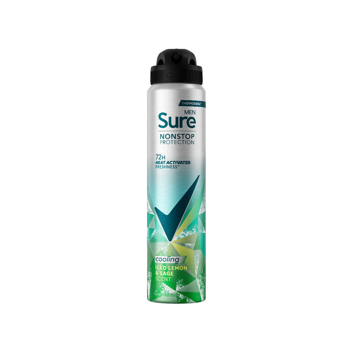 Sure men's deodorant spray Iced Lemon & Sage 250ml, UK version